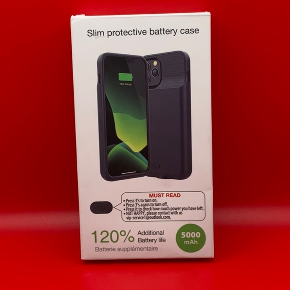 #64 New in box Slim protective battery case for iPhone 12 Pro